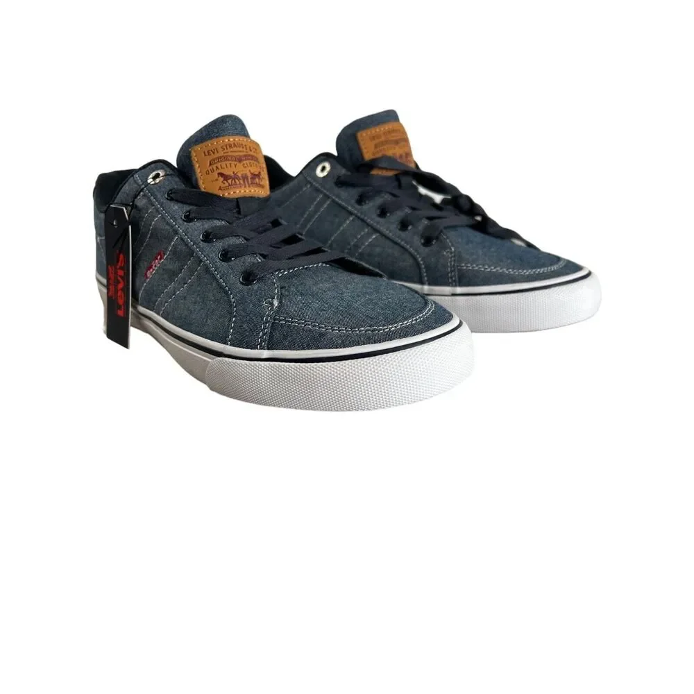 Levis Men‎ Denim Sneakers 10.5 Blue Brown Comfortable